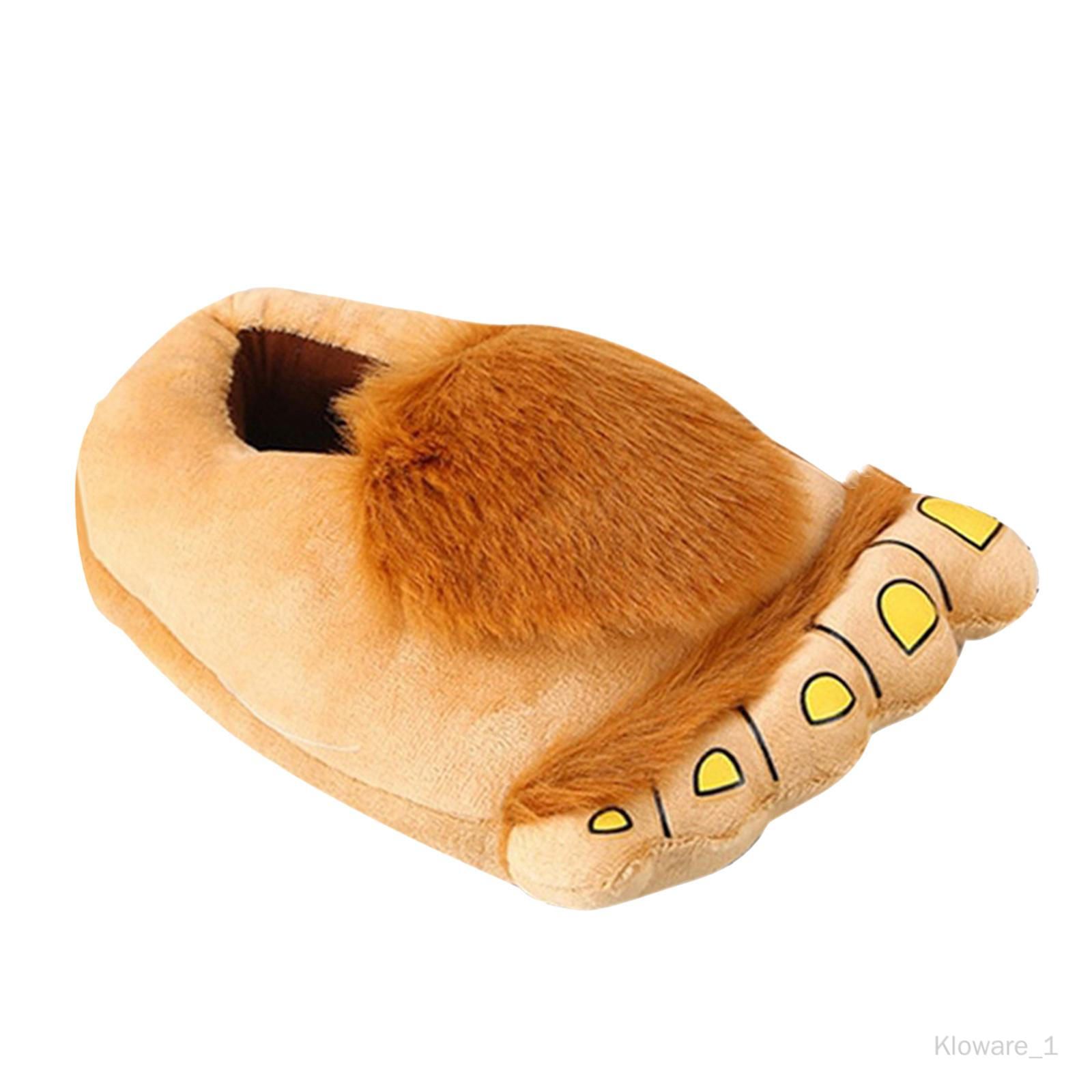 Nouveauté Drôle Furry Pantoufles Chaussures D'intérieur Chausson de terre