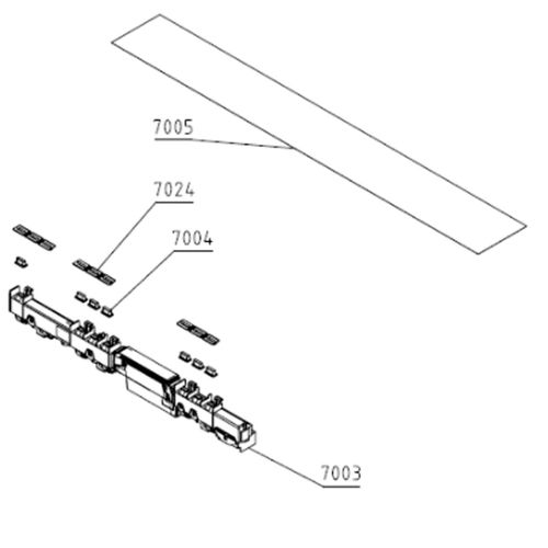 Affichage interface (repère 7003) - Lave-vaisselle (818170 ASKO)