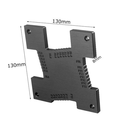 Jauge de hauteur de haute précision 5-36.5mm, 2 pièces, Table de routeur pour le travail du bois, scie circulaire électrique, Machine à graver, règle d'outil de mesure