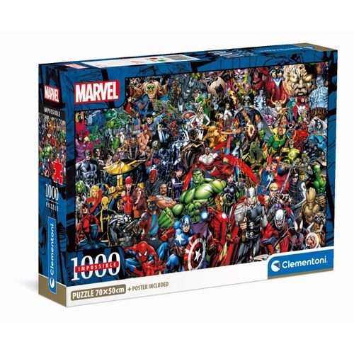 Puzzle Adulte Compact 1000 Pièces - Impossible Marvel