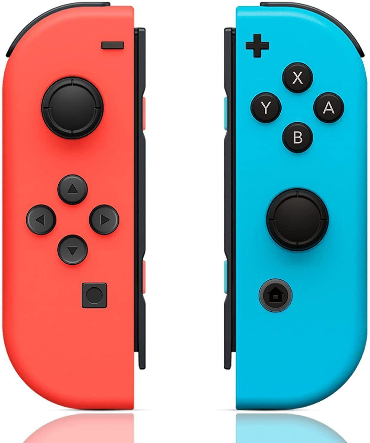 NINTENDO - Console Switch v2 + Joy-Con droit (rouge) et gauche (bleu)