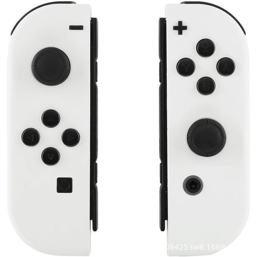 Pour Nintendo Switch Left Right Wireless Joy-Con Controller Gamepad Handle Shell Blanc