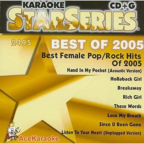 Sound Choice Star Cdg Sc2495 - Best Female Pop/Rock Hits Of 2005