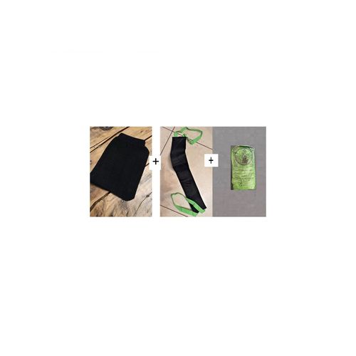 Kit Hammam (Gant + Lanière + Ghassoul) Pour Gommage 