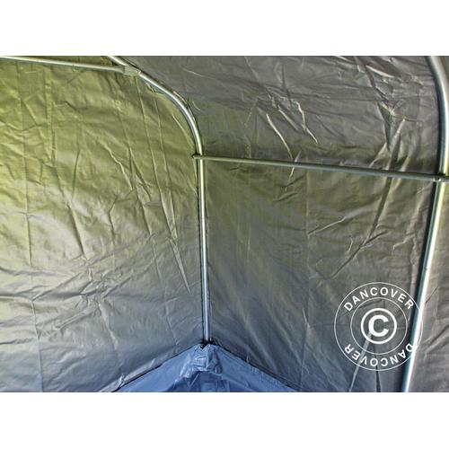 Tente de stockage Tente Abri PRO 2,4x2,4x2m PE, Gris