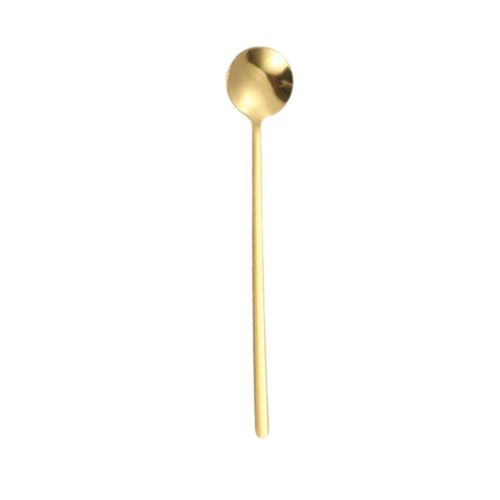 Cuillère à café Dessert en acier inoxydable, cuillère à sucre cuillère à glace cuillère à remuer thé Milkshake cuillère pour vaisselle cuisine café