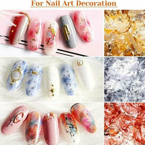 Papier Aluminium Or Argent En Morceaux De Dessert, Cuisine Gâteau D'Anniversaire Pâtisserie Sushi Décoration De Cuisson 2g Pour Décor Accès À La Cuisson W3q9