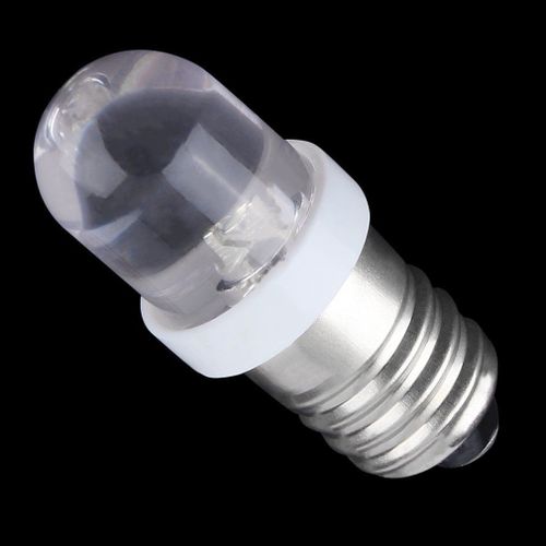 Ampoule Led E10 6v Dc, Indicateur De Base De Vis Durable, Blanc Froid, Lampe À Éclairage Élevé, Blanc Froid