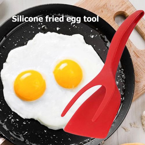 Poignée deux-en-un, pince à ¿ufs, ¿ufs frits, Toast peut être serré avec une spatule cuillère outils de cuisine poignée confortable