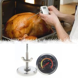 Thermomètre en acier inoxydable, pour four, cuisson des aliments, jauge de température, cuisine domestique, BBQ, outils de salle à manger