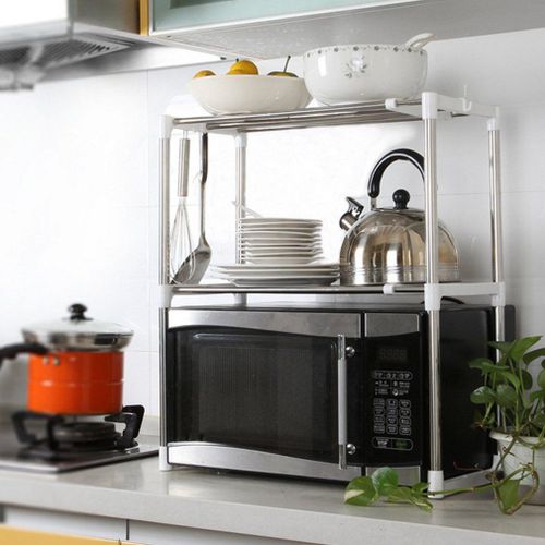 Support de rangement pour four à micro-ondes, multifonctionnel, télescopique, pour la cuisine, pour la maison, pour lave-vaisselle, pour imprimante