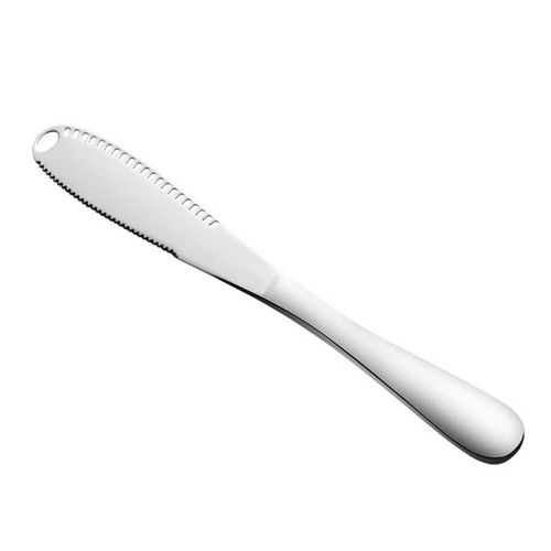 Couteau à beurre multifonction en acier inoxydable, coupe-beurre pour fromage, crème, pain et Toast avec trou, ustensile de cuisine