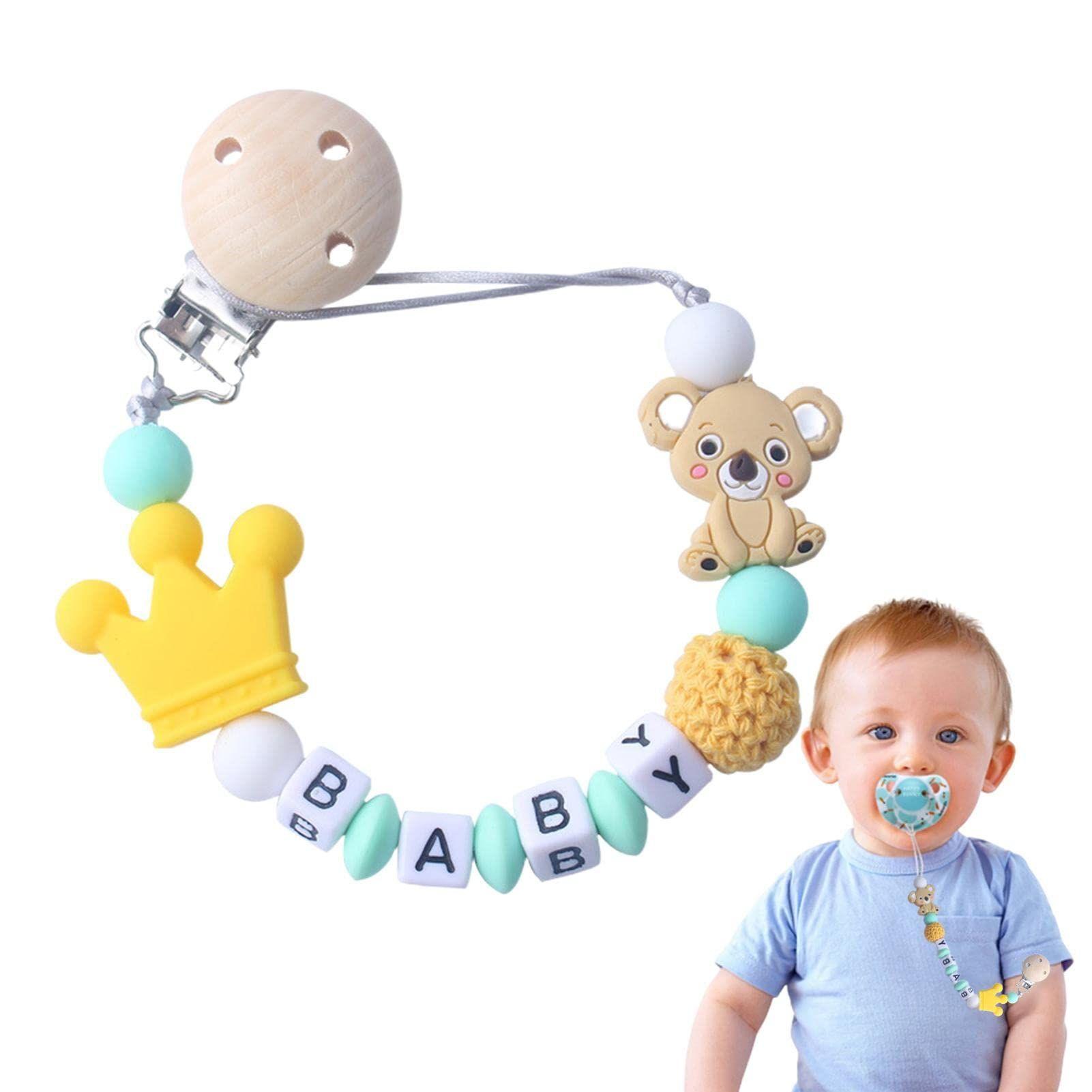 Jouet bébé,1 pièces nouveau né bébé jouet attache sucette chaîne