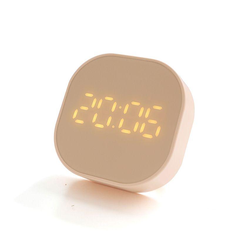 Réveil intelligent, Lumière de réveil colorée à LED, Horloge numérique,  Minuterie de sieste, Rose