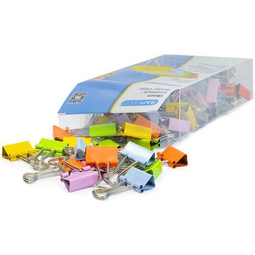 Pinces À Clip - Petite Taille - 19mm - Accessoires De Bureau - Boîte De 80 Unités