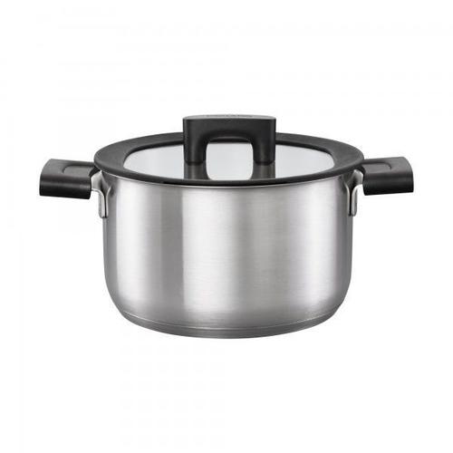 Fait-Tout Hard Face Steel 3,5l - 20 Cm Avec Couvercle