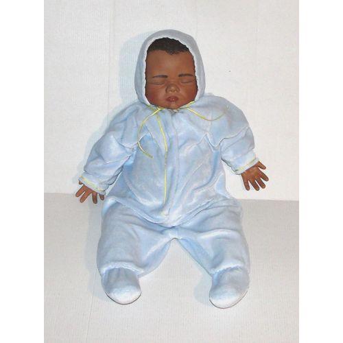 Bébé Metisse Poupée Poupon Porcelaine Poupée D'artiste (Garçon) Cree Par Joyce Wolf Ashton-Drake Galleries 42cm