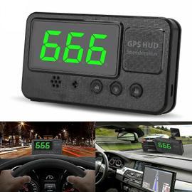 Acheter Compteur de vitesse à affichage tête haute G10, odomètre HUD  universel avec survitesse, Fatigue, alarme de conduite, affichage LED,  projecteur de pare-brise GPS