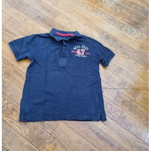 Polo Manche Courte Noir Gemo Kids Taille 5ans