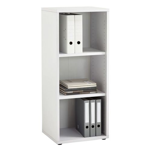 Paris Prix - Étagère 3 Niveaux "Kazed" 113cm Blanc