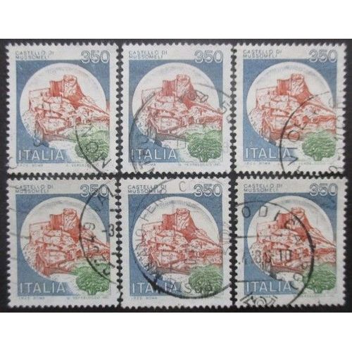 Italie N°1448 X 6 Oblitéré