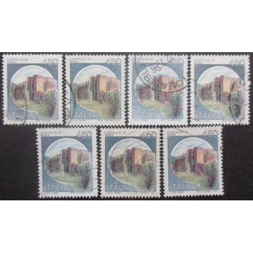 Italie N°1450 X 7 Oblitéré
