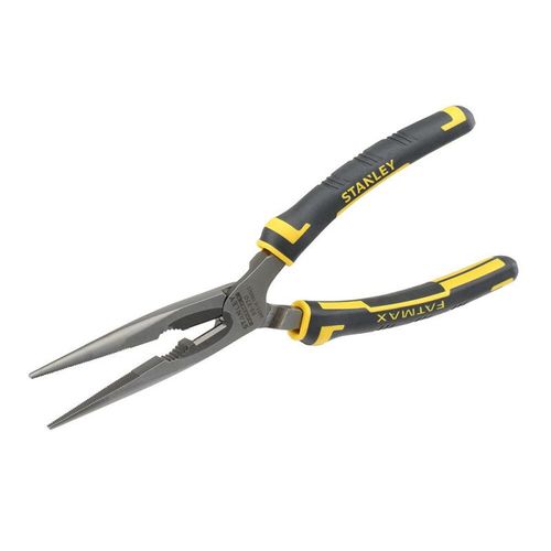 Pince à becs 1/2 ronds longs STANLEY FATMAX - 200 mm