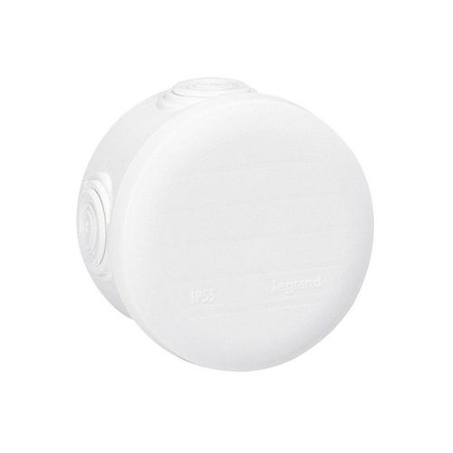 Boîte de dérivation ronde - 70x45 mm - fermeture par enclipsage - blanc LEGRAND