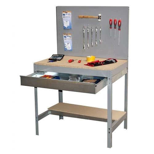 Établi avec panneau mural et tiroir BT-02 BOX 1500 SIMONRACK 338100945156012
