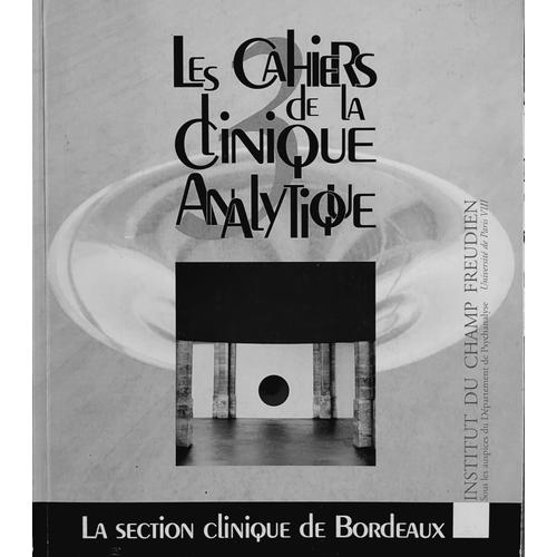 Les Cahiers De La Clinique Analytique 1999 N°3