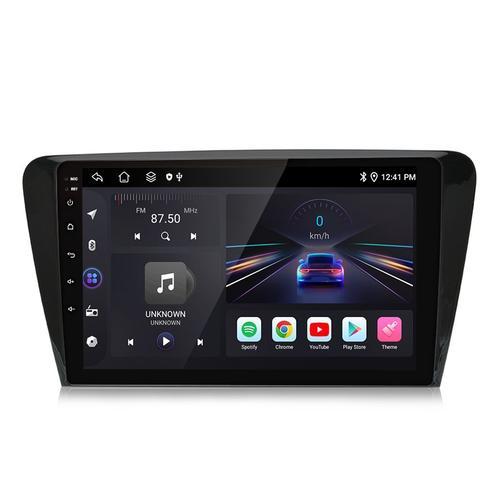 2+64g Carplay Android13 Pour Skoda Octavia 2013-2018 Navi 10''autoradio Gps Bt Wifi Dab+ Swc Rds Dsp 2din