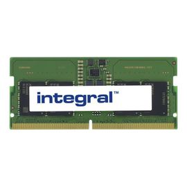 Integral - DDR5 - module - 8 Go - SO DIMM 262 broches - 5600 MHz / PC5-44800 - CL46 - 1.1 V - mémoire sans tampon - on-die ECC