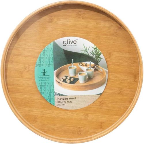Plateau En Bambou Rond 5 Five