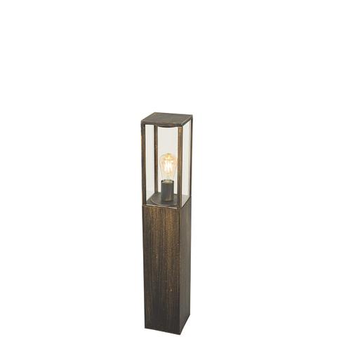 Lampe d'exterieur avec detecteur de mouvement en aluminium noir cuivre IP44  Applique murale pour maison, cour, jardin