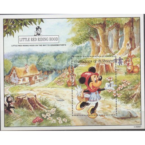 Grenadines Of Saint-Vincent Le Petit Chaperon Rouge , 2 Blocs