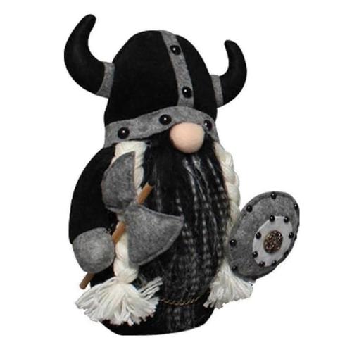 Viking Warrior Gnome Doll, Plush Holiday Gnomes Ornaments Set Handmade Plush Doll Gnome Scandinavia