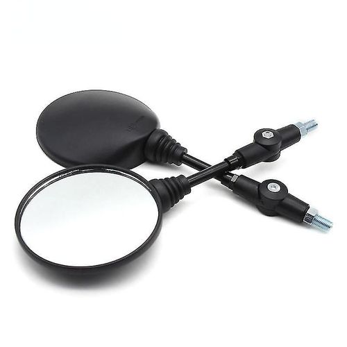 Qx 2pcs Pliable Rond 10mm Scooter Rétroviseur Pour Ktm Miroir Motocross Accessoires Pour Bike Rearview Moto Mirrors