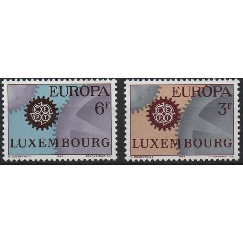 Luxembourg Timbres Europa 1967