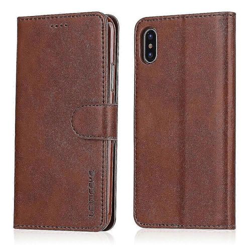 Lc.Imeeke Porte-Portefeuille Étui En Cuir Accessoire Pour Iphone X/10