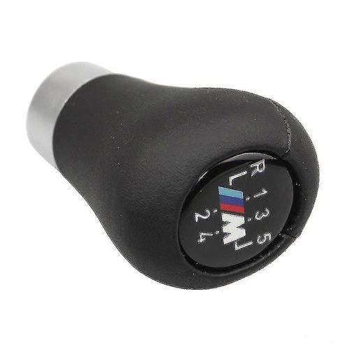Pour La Série Bmw Cuir Noir Pommeau De Changement De Vitesse Manuel Avec Adaptateur