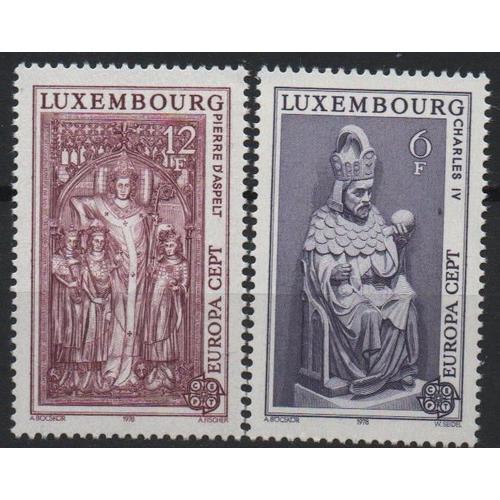 Luxembourg Timbres Europa 1978