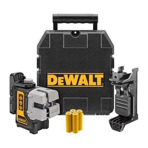Niveau laser multilignes 3 faisceaux DEWALT DW089K-XJ sans fil avec faisceaux rouges et coffret