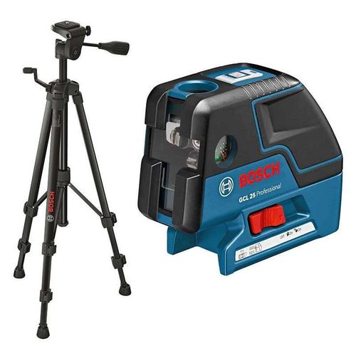 Laser points BOSCH GCL25 Professional + Trépied BT150