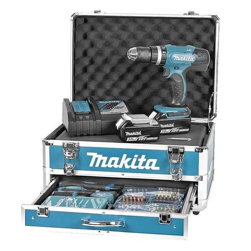 Visseuse Perceuse à Percussion MAKITA DHP453RFX2 à Batteries LXT 18 V (2 x 3,0 Ah)