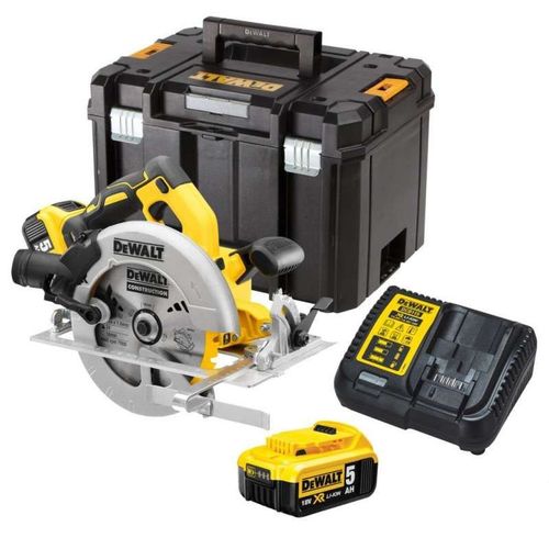 Scie circulaire DEWALT DCS570P2 XR 18V (2x5Ah) Li-Ion Brushless