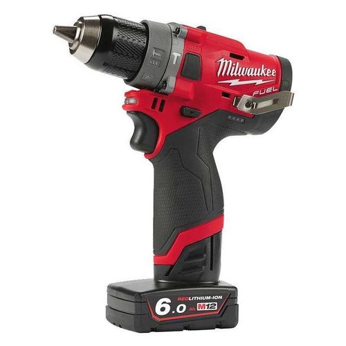 Perceuse à percussion MILWAUKEE M12FPD-602X Fuel 13mm 12V 6Ah