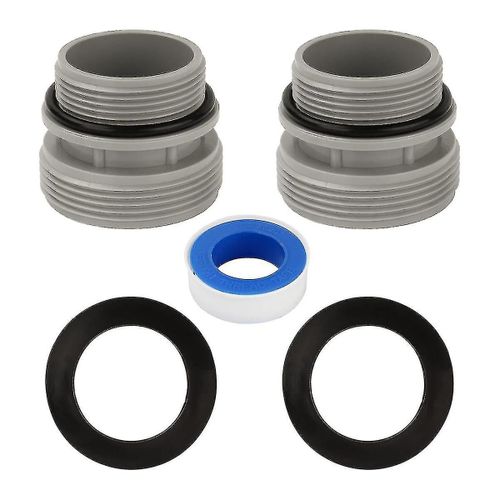 Adaptateur de tuyau de piscine 1 1/4 pouce à 1 1/2 pouce, conversion des pompes de piscine, des filtres, des pompes à chaleur en 1 1/2 pouce H