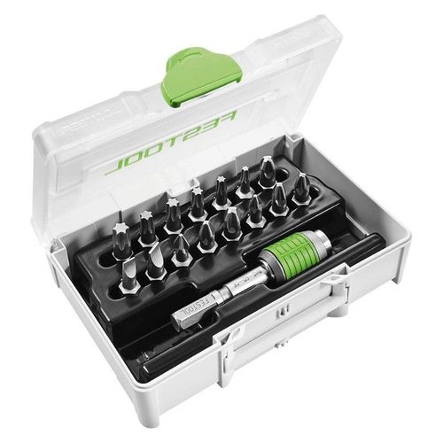 Assortiment d'embouts FESTOOL 205822 SYS3 XXS CE-MX BHS 60 pour perceuses-visseuses sans fil à interface FastFix