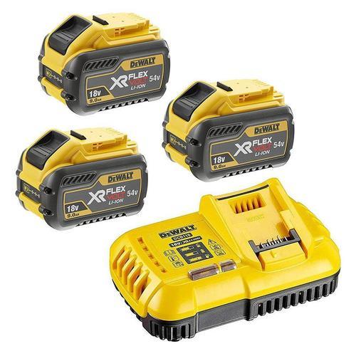 Pack DEWALT DCB118X3-QW Chargeur DCB118 avec 3 Batteries DCB547 9,0Ah