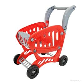 Petit chariot de courses facile à pousser, chariot de rangement pour  jouets, à